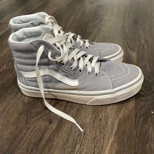 Dark gray high top Vans!